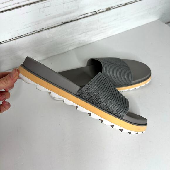 Sorel Roaming Easy Slides Grey Shoe Size 11 - Picture 6 of 7